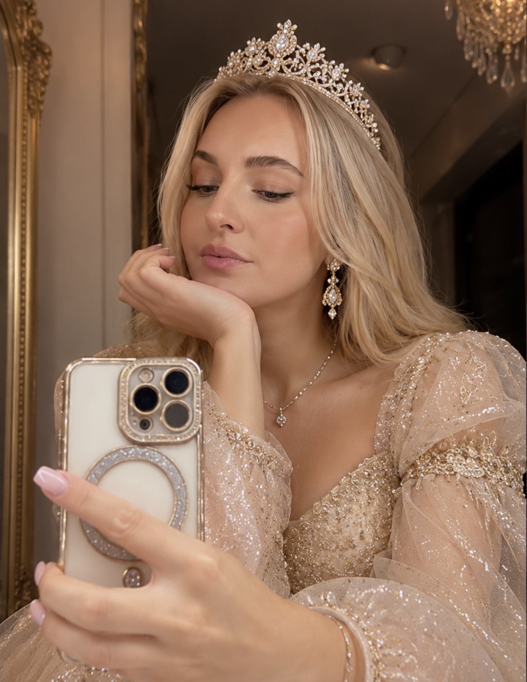 Prinzessin Loana mit Krone